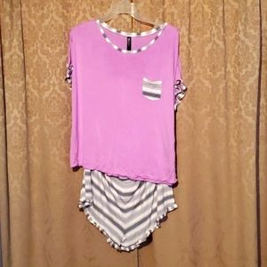 Pajama Short Set - Brand New